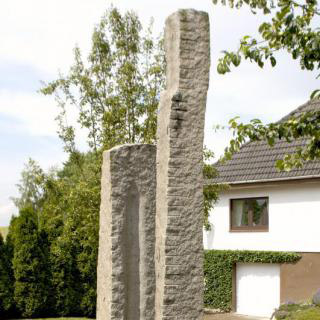 Naturstein Granitsäulen Qüllstein Tankenrade